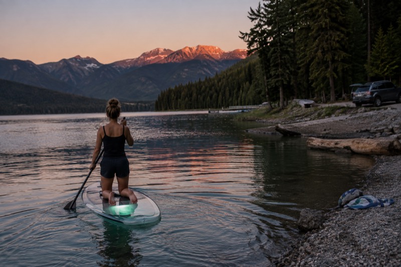 Sunset LED Paddleboard Rental